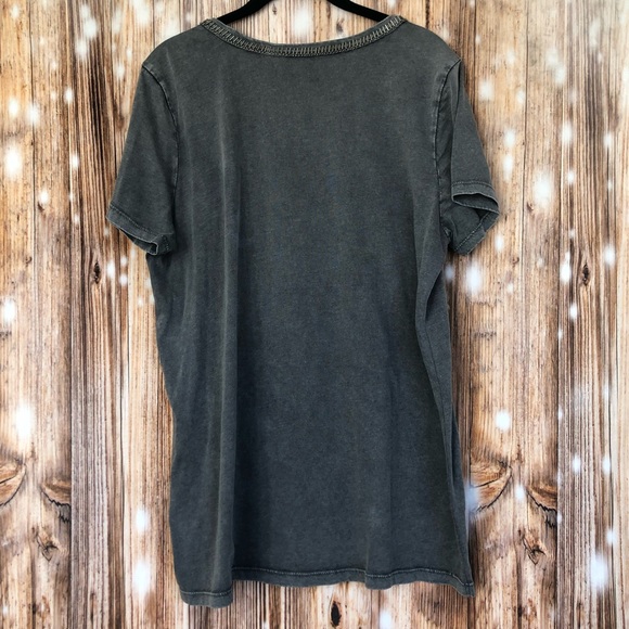 Torrid Grey Embellished "Free Soul" Bold & Beautiful T-Shirt - Picture 9 of 9